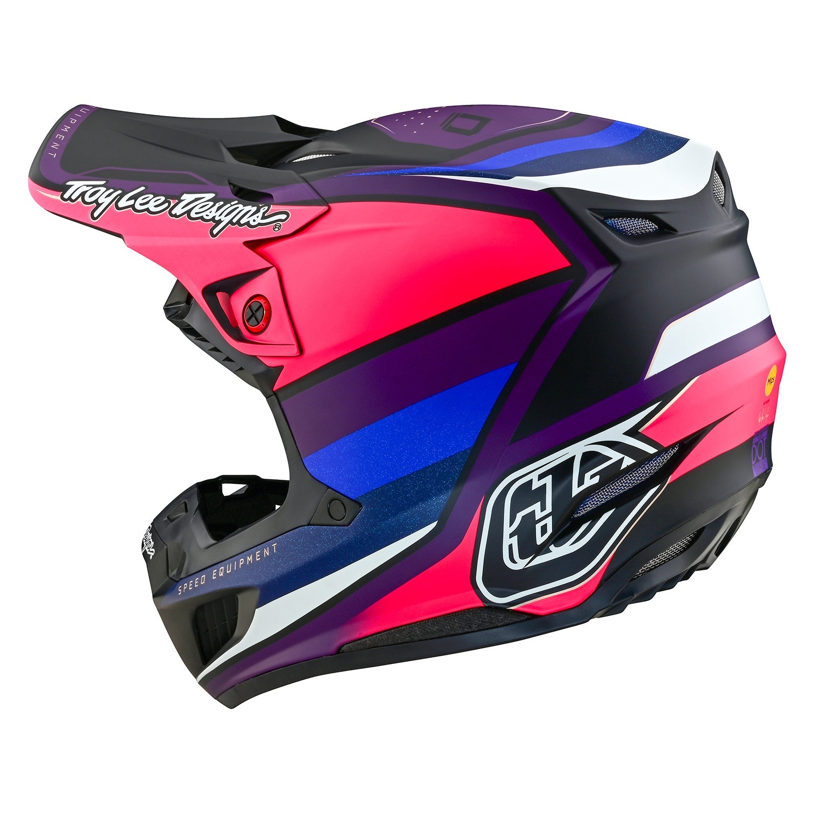 Casco Troy Lee Designs Se5 Composite Reverb Black / Purple
